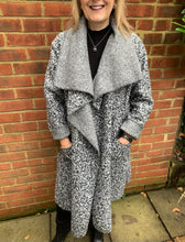 Load image into Gallery viewer, Grey boucle coat
